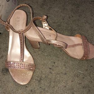Rose gold heels
